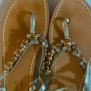 Women’s sandals with crystals
